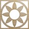 Ekena Millwork Blume Wood Fretwork Pierced Ceiling Medallion, Birch, 24"OD x 8 3/8"ID x 1/4"T CMWP24X24X0250BLBI - alternate 1